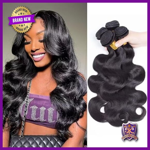Body Wave Human Hair Extensions 4 Bundles 14-20 Inch Brazilian Virgin Hair main image 6
